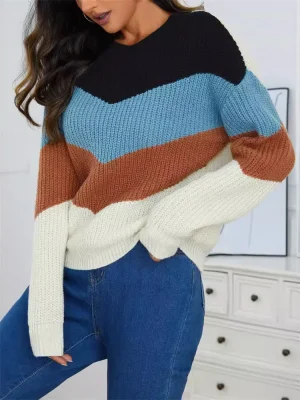 Maglione streetwear donna maniche lunghe