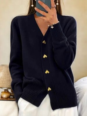 Maglione donna streetwear retrò, maniche lunghe e morbido