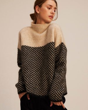 Dolcevita donna spesso e caldo, stile coreano